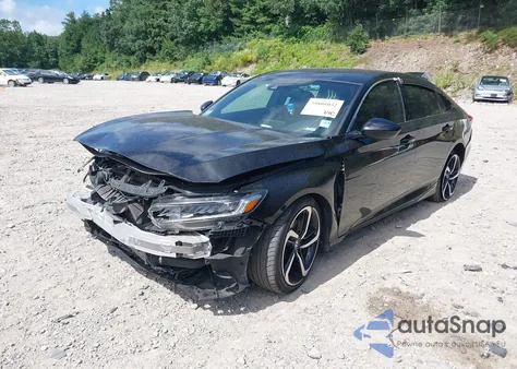 2021 Honda Accord Sport из США, поврежденный, VIN 1HGCV1F33MA070504